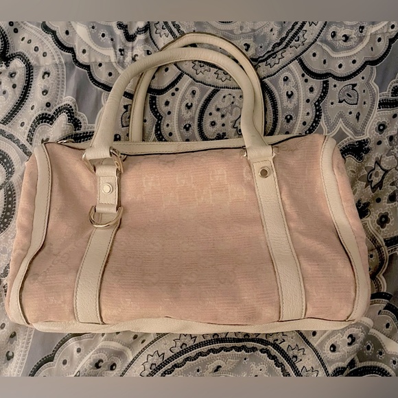 Gucci Boston bag in pink monogram canvas - Picture 1 of 15
